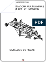 Catálogo de peças para plaina niveladora multilàminas Robust 800