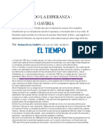 La Carta de 1991 es un tratado de paz: Gaviria