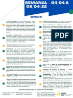 Boletim Semanal 04 A 08.04