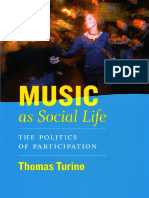 Turino Thomas Music as Social Life