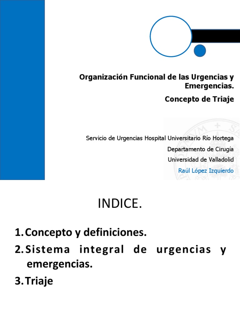 Organización Triaje | PDF | Hospital | Cuidado de la salud