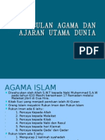 Kemunculan Agama Dan Ajaran Utama Dunia