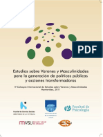 Estudios Sobre Varones y Masculinidades