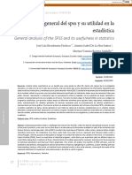 Análisis General Del Spss y Su Utilidad en La Estadística: General Analysis of The SPSS and Its Usefulness in Statistics