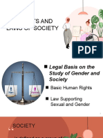 LEGAL BASIS ON THE STUDY OF GAS (The Rights and Laws of Society)