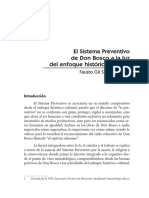 El Sistema Preventivo de Don Bosco a La Luz Del Enfoque Historico Cultural