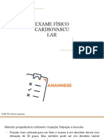 Exame Físico Cardiovascular