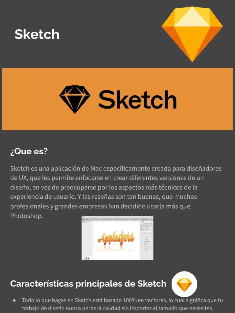 Presentacion de Sketch | PDF | Software de la aplicacion | Aplicación movil