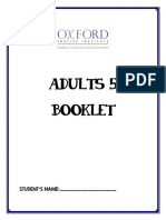 Adults 5 Booklet