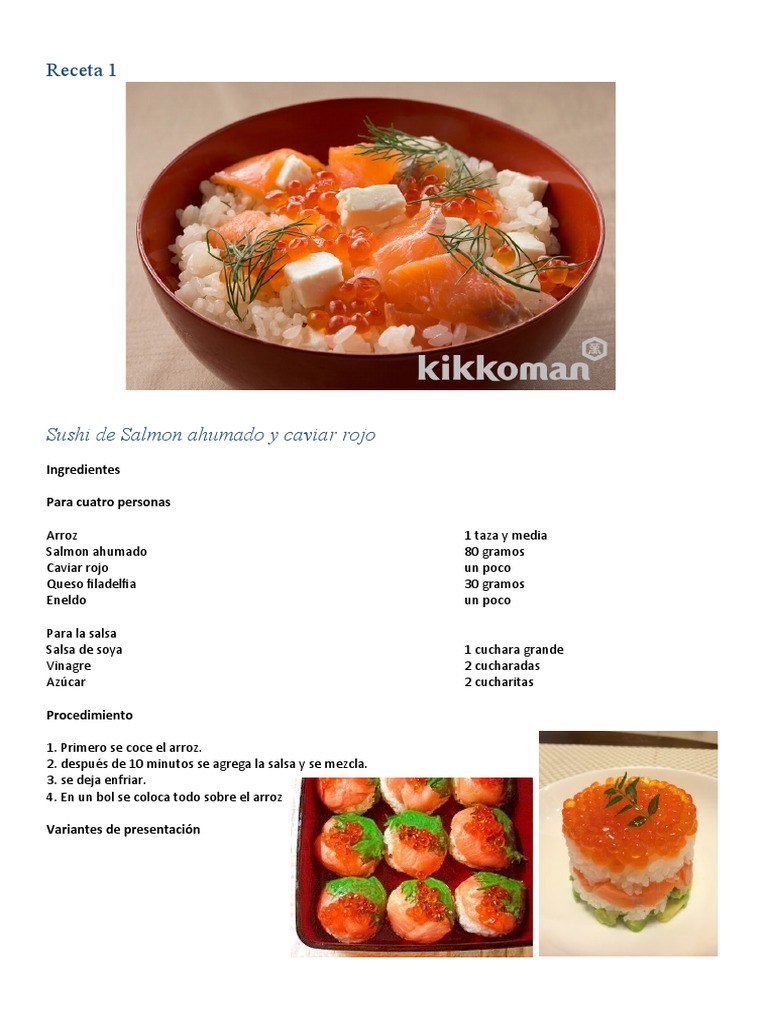 Receta Japonesas PDF Salsa Comida regional y étnica