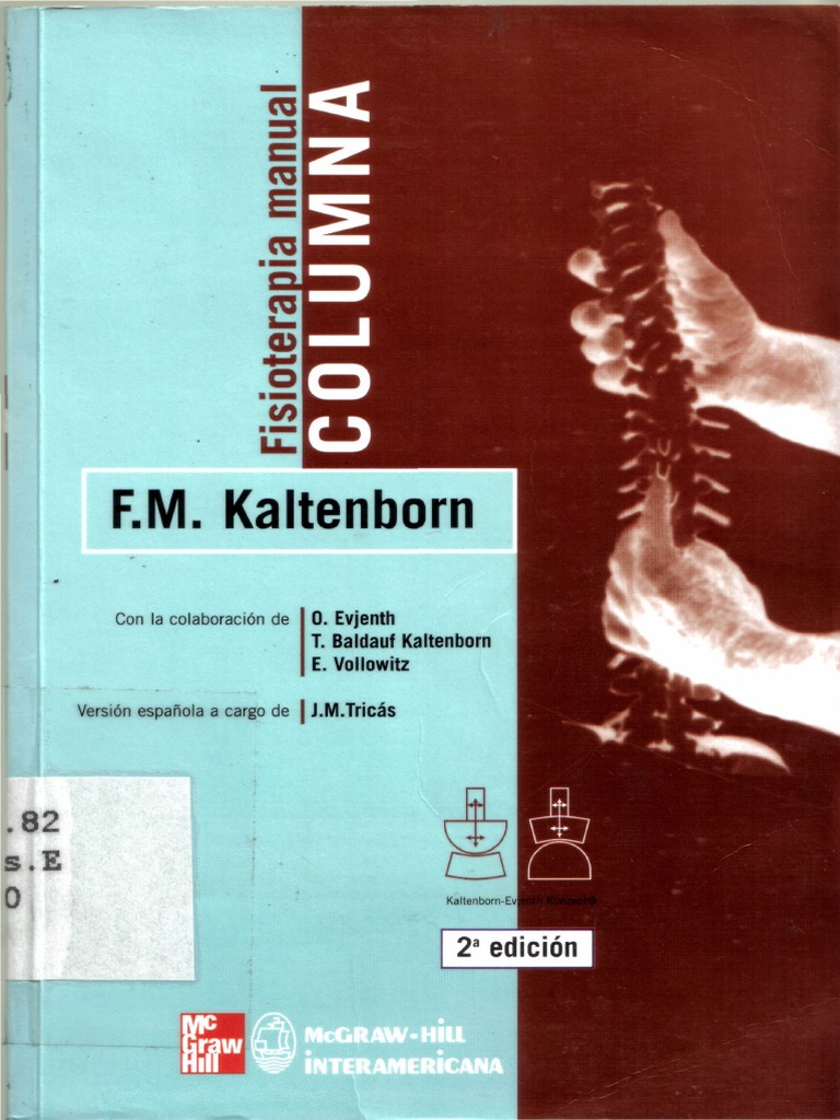 Kaltenborn, F. M. - Fisioterapia Manual. Columna (2 Ed) | PDF