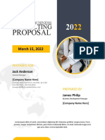 Business Consulting Proposal Template