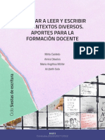 Enseñar A Leer y A Escribir en Contextos Diversos. Aportes para La Formacion Docente.2022