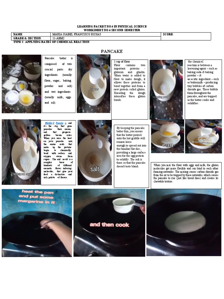 Science PDF Pancake Foods