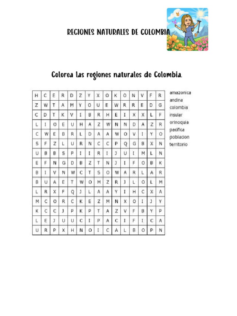 Regiones Naturales de Colombia para Niños | PDF | Negocios | Finanzas y ...