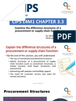 CIPS L4M1.3.3 Procurement Structure