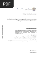 Avaliação Metrológica Da Comparação Interlaboratorial Da Calibração de Medidores Ultra-sônicos.