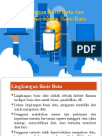 Pertemuan 2 - Lingkungan Basis Data