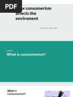 Effects of Consumerism: Pros and Cons | PDF | Cost Of Living | Consumerism