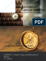 Readings in Philippine History PDF