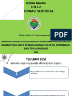 MT PB 9 - SPB 9-2 Kordinasi Sektoral