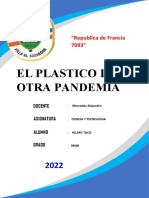 El Plastico La Otra Pandemia: "Republica de Francia 7093"