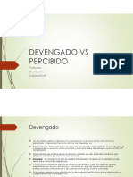 Devengado Vs Percibido