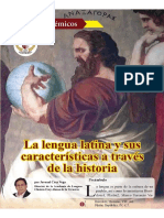 1-La Lengua Latina y Sus Características A Través de La Historia PDF