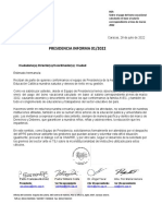 Presidencia Informa 01 - 2022