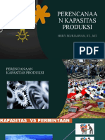 Perencanaan Kapasitas Produksi