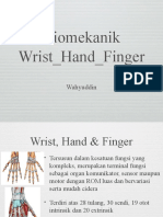 4_Biomekanik Wrist, Hand & Finger