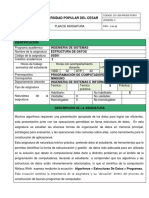 Plan de Asignatura-Estructuras de Datos Ss301