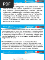 Educar Es Acto Político
