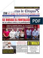 Periódico Noticias de Chiapas, Edición Virtual Miércoles 21 de Septiembre de 2022