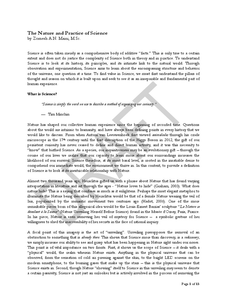Understanding the Nature of Science | PDF | Science | Hypothesis