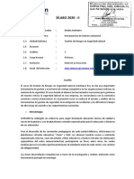 SI - MA - Gestión de Riesgos en Seguridad Laboral