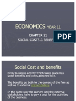 Chapter 21 Social Cost & Benifits