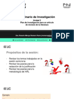 Sem Investigacion Semana 04 - D - 2022