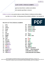 Ordinal Numbers Guide