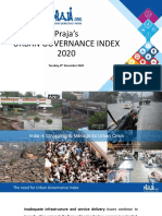 Praja’s Urban Governance Index 2020