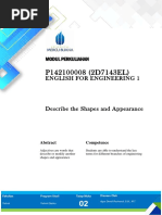 Modul English For Engineering I (TM2)