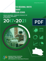 Produk Domestik Regional Bruto Menurut Lapangan Usaha Provinsi Jawa Barat 2017-2021