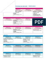 Dosificación Anual 1er. Grado