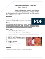 Lesiones Ulcerativas e Inflamatorias de La Cavidad Oral