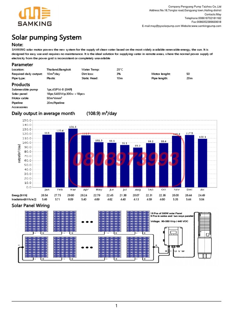 4SP14 8 Final | PDF | Pump | Electric Motor