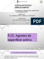 UNIDAD V Aromas, Vitaminas, Minerales, Aditivos y Contaminantes