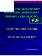 SEMANA 7.1 Análisis PINCH para Transferencia de Masa