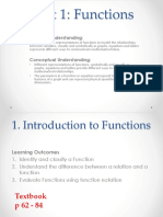1 - Introduction To Functions