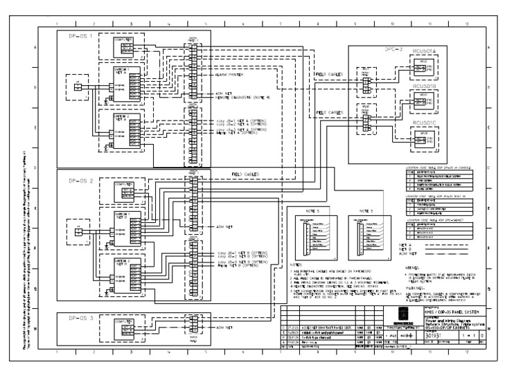 Power and Wiring Diagram Network Structure PDF
