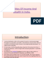 Income Inequality in India